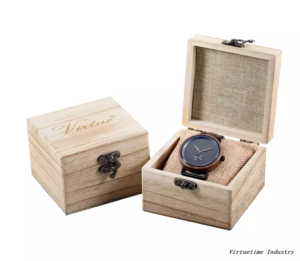 Wholesales Stainless Steel Wooden Watch 3BAR Water Resistant OEM Logo Relojes Classical Luxury Gift