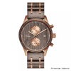 Luxury Bamboo Wooden Watches for Men Custom Logo Low MOQ Chronograph Quartz Stainless Steel Wood WristWatch