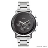 Custom LOGO Men's Stainless Steel Watch Waterproof Chronograph Quartz Watches