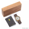 Custom Bamboo Wood Watch with Leather Straps for Men And Women