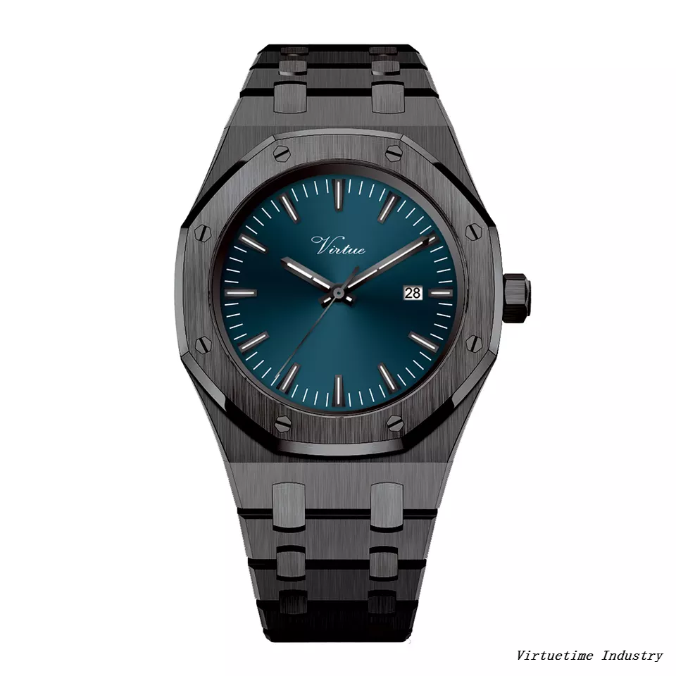 Waterproof Stainless Steel Quartz Watches with Japanese Movement OEM Men's Quartz Wristwatches