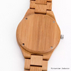 Eco-Friendly Bamboo Wooden Watch Private Label Classic Handmade Natural Product